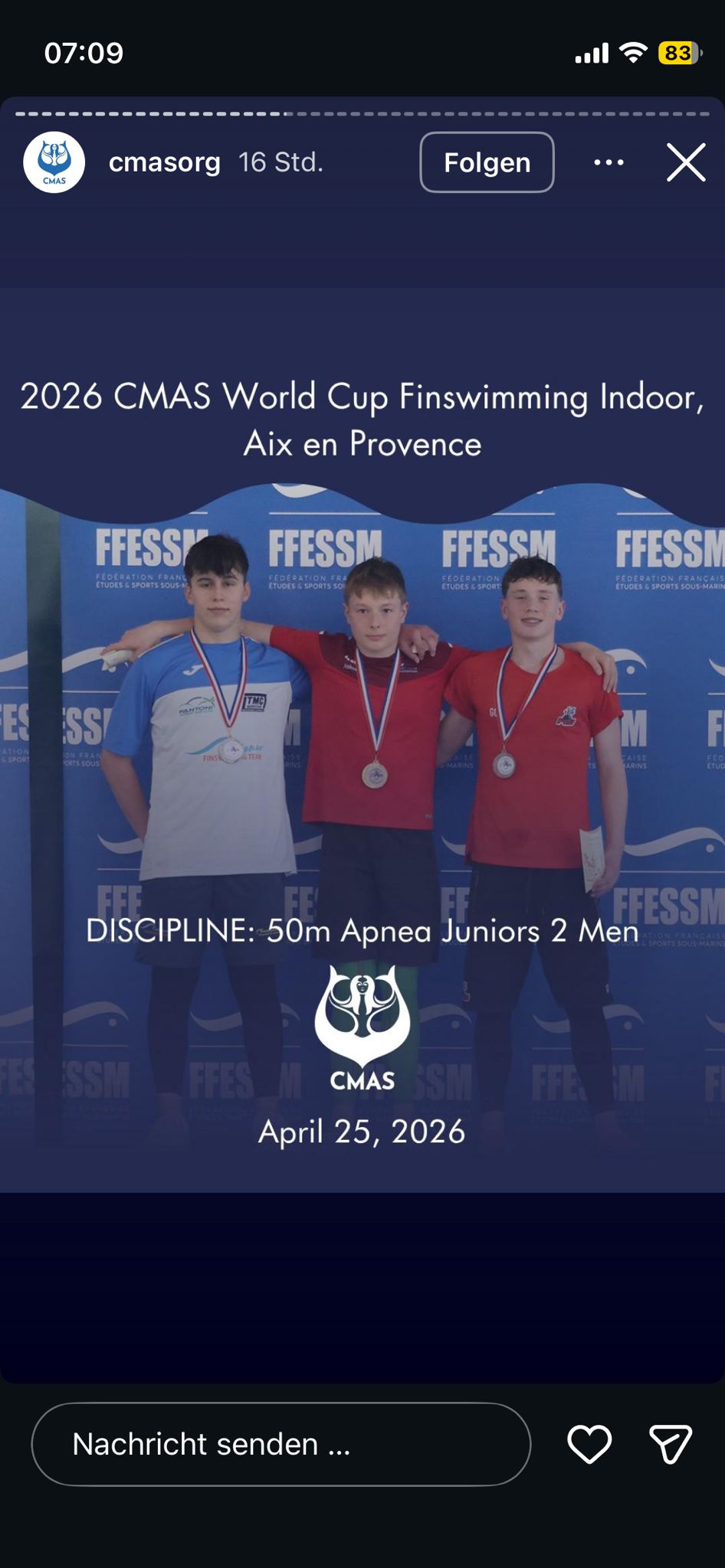 Weltcup-Sieg in Frankreich