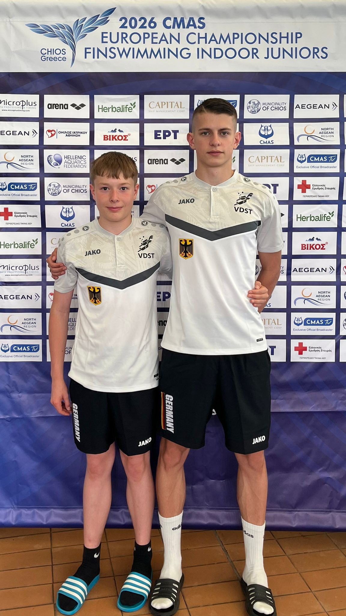 Erfolgreiche Jugendeuropameisterschaft im Finswimming für den USV Halle in Chios